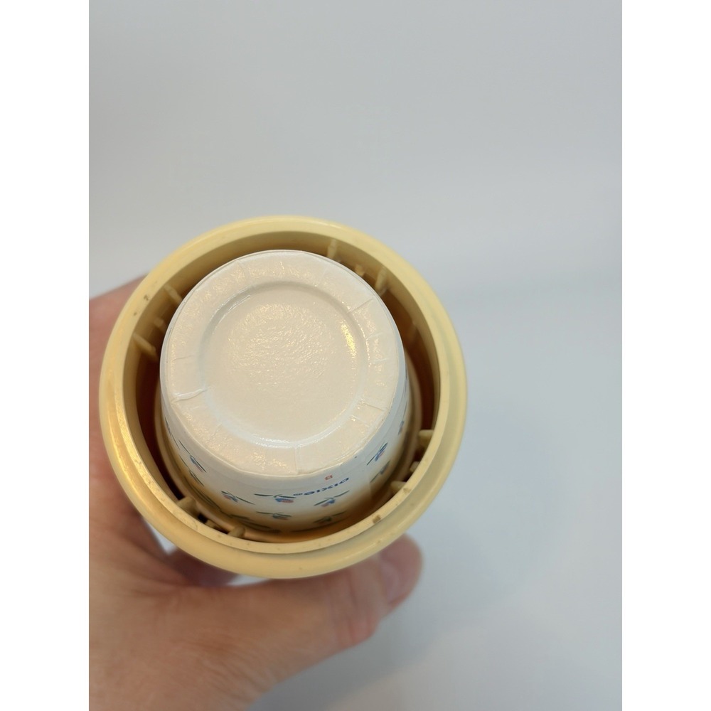 VTG Dixie Cup‎ Holder Dispenser W/O Bracket Beige/Almond Plastic 1970s - Picture 7 of 13